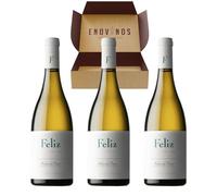 Vino Mas Feliz - x3 Botellas de Vino Blanco Ribera del Duero 100% Albillo Mayor x 75 cl - Mejor Selección ENOVINOS