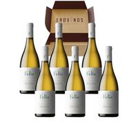 Vino Mas Feliz - x6 Botellas de Vino Blanco Ribera del Duero 100% Albillo Mayor x 75 cl - Mejor Selección ENOVINOS