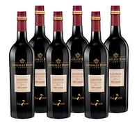 Vino Palo Cortado Leonor de 75 cl - D.O. Jerez de la Frontera - Bodegas Gonzalez Byass (Pack de 6 botellas)