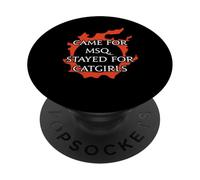 Vino para MSQ, me quedé por catgirls - para Guerreros de la Luz PopSockets PopGrip Adhesivo