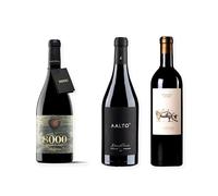 vino Ribera del Duero ofertas 8000 Marqués de Burgos, Aalto Blanco de Parcela y Alexander vs The Ham Factory pack tres botellas 75 cl