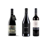 vino Ribera del Duero ofertas 8000 Marqués de Burgos, Aalto Blanco de Parcela y Alonso del Yerro pack tres botellas 75 cl