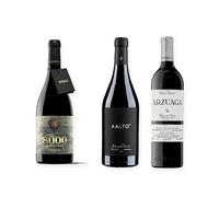 vino Ribera del Duero ofertas 8000 Marqués de Burgos, Aalto Blanco de Parcela y Arzuaga Reserva Especial pack tres botellas 75 cl