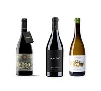 vino Ribera del Duero ofertas 8000 Marqués de Burgos, Aalto Blanco de Parcela y Dehesa de los Canónigos Albillo Mayor pack tres botellas 75 cl