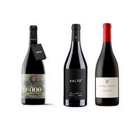vino Ribera del Duero ofertas 8000 Marqués de Burgos, Aalto Blanco de Parcela y Dominio de Atauta pack tres botellas 75 cl
