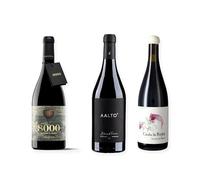 vino Ribera del Duero ofertas 8000 Marqués de Burgos, Aalto Blanco de Parcela y Dominio del Águila Canta la Perdiz pack tres botellas 75 cl
