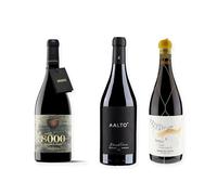 vino Ribera del Duero ofertas 8000 Marqués de Burgos, Aalto Blanco de Parcela y Dominio del Águila Peñas Aladas Gran Reserva pack tres botellas 75 cl