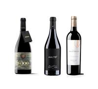 vino Ribera del Duero ofertas 8000 Marqués de Burgos, Aalto Blanco de Parcela y Finca Villacreces pack tres botellas 75 cl