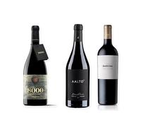 vino Ribera del Duero ofertas 8000 Marqués de Burgos, Aalto Blanco de Parcela y Francisco Barona pack tres botellas 75 cl