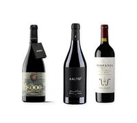 vino Ribera del Duero ofertas 8000 Marqués de Burgos, Aalto Blanco de Parcela y Hispania de Territorio Luthier pack tres botellas 75 cl