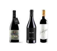 vino Ribera del Duero ofertas 8000 Marqués de Burgos, Aalto Blanco de Parcela y Jesús Yllera pack tres botellas 75 cl
