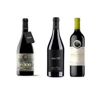 vino Ribera del Duero ofertas 8000 Marqués de Burgos, Aalto Blanco de Parcela y Malleolus de Sanchomartín pack tres botellas 75 cl