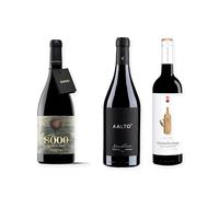 vino Ribera del Duero ofertas 8000 Marqués de Burgos, Aalto Blanco de Parcela y Martín Berdugo Crianza pack tres botellas 75 cl