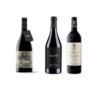 vino Ribera del Duero ofertas 8000 Marqués de Burgos, Aalto Blanco de Parcela y Matarromera Crianza pack tres botellas 75 cl