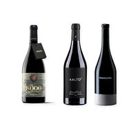 vino Ribera del Duero ofertas 8000 Marqués de Burgos, Aalto Blanco de Parcela y Valderiz Al Alba pack tres botellas 75 cl