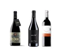 vino Ribera del Duero ofertas 8000 Marqués de Burgos, Aalto Blanco de Parcela y Valderiz pack tres botellas 75 cl
