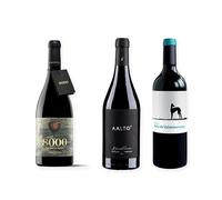 vino Ribera del Duero ofertas 8000 Marqués de Burgos, Aalto Blanco de Parcela y Valderiz Sitio de Valdehermoso pack tres botellas 75 cl
