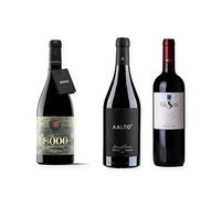 vino Ribera del Duero ofertas 8000 Marqués de Burgos, Aalto Blanco de Parcela y Viña Sastre Crianza pack tres botellas 75 cl