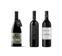 vino Ribera del Duero ofertas 8000 Marqués de Burgos, Aalto PS y Arzuaga Crianza pack tres botellas 75 cl