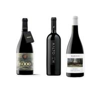 vino Ribera del Duero ofertas 8000 Marqués de Burgos, Aalto PS y Bardos Reserva pack tres botellas 75 cl