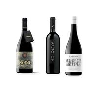 vino Ribera del Duero ofertas 8000 Marqués de Burgos, Aalto PS y Bardos Viñedos de Altura pack tres botellas 75 cl