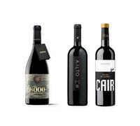 vino Ribera del Duero ofertas 8000 Marqués de Burgos, Aalto PS y Cair Selección La Aguilera pack tres botellas 75 cl