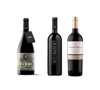 vino Ribera del Duero ofertas 8000 Marqués de Burgos, Aalto PS y Carmelo Rodero 9 Meses pack tres botellas 75 cl
