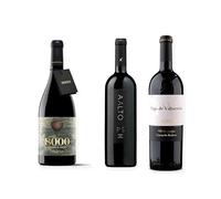 vino Ribera del Duero ofertas 8000 Marqués de Burgos, Aalto PS y Carmelo Rodero Pago de Valtarreña pack tres botellas 75 cl