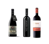 vino Ribera del Duero ofertas 8000 Marqués de Burgos, Aalto PS y Carmelo Rodero TSM pack tres botellas 75 cl