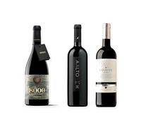 vino Ribera del Duero ofertas 8000 Marqués de Burgos, Aalto PS y Celeste Roble pack tres botellas 75 cl