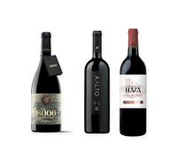 vino Ribera del Duero ofertas 8000 Marqués de Burgos, Aalto PS y Condado de Haza Crianza pack tres botellas 75 cl