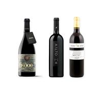 vino Ribera del Duero ofertas 8000 Marqués de Burgos, Aalto PS y Convento San Francisco Selección pack tres botellas 75 cl