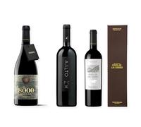 vino Ribera del Duero ofertas 8000 Marqués de Burgos, Aalto PS y Cuesta de las Liebres pack tres botellas 75 cl