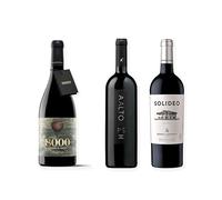 vino Ribera del Duero ofertas 8000 Marqués de Burgos, Aalto PS y Dehesa de los Canónigos Solideo pack tres botellas 75 cl