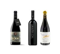 vino Ribera del Duero ofertas 8000 Marqués de Burgos, Aalto PS y Dominio del Águila Peñas Aladas Gran Reserva pack tres botellas 75 cl