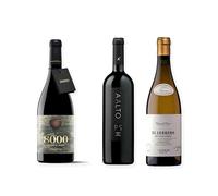vino Ribera del Duero ofertas 8000 Marqués de Burgos, Aalto PS y El Lebrero pack tres botellas 75 cl