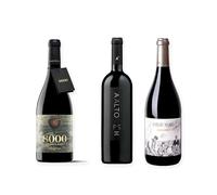 vino Ribera del Duero ofertas 8000 Marqués de Burgos, Aalto PS y Emilio Moro Clon de la Familia pack tres botellas 75 cl