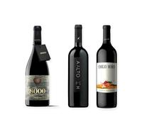 vino Ribera del Duero ofertas 8000 Marqués de Burgos, Aalto PS y Emilio Moro Vendimia Seleccionada pack tres botellas 75 cl