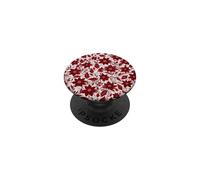 Vino Rojo Floral Vintage Flores Bold PopSockets PopGrip Adhesivo
