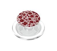 Vino Rojo Floral Vintage Flores Bold PopSockets PopGrip para MagSafe