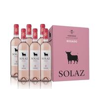 Vino Rosado Solaz Tempranillo & Shiraz V.T. Castilla - Pack de 6 Botellas