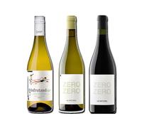 vino sin alcohol 0,0 Disfrutando 0,0 Blanco, Zero Zero Le Naturel Blanco y Le Naturel Zero Zero Tinto pack de 3 botellas 75cl