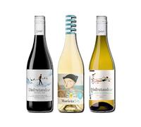 vino sin alcohol 0,0 Disfrutando 0,0 Tinto, Marieta y Disfrutando 0,0 Blanco pack de 3 botellas 75cl