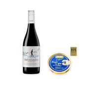 vino sin alcohol Disfrutando 0,0 Tinto con Navajas al Ajillo Los Peperetes - 1 lata y 1 botella de 75 cl