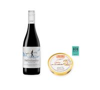 vino sin alcohol Disfrutando 0,0 Tinto con Ostras en Escabeche Los Peperetes - 1 lata y 1 botella de 75 cl