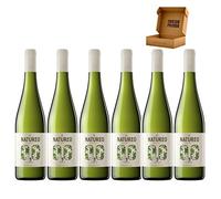 Vino Sin Alcohol - Envio 24 h - Natureo Torres - Vino Regalo - Enviado Cosecha Privada (6 x Botella 75 cl, Blanco Muscat)