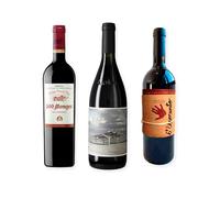 vino tinto 200 Monges Tinto Reserva, 4kilos y 6º Elemento pack de tres botellas 75 cl