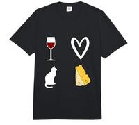 Vino Tinto, Gato y Queso Esto es lo Que Amo Mujer Hombre Comfort Colors Adult Heavyweight T-Shirt