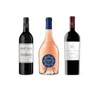 vino tinto Ribera del Duero Arzuaga Crianza, Elalba de Emilio Moro y Pago de los Capellanes Crianza pack de 3 botellas 75 cl