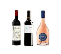 vino tinto Ribera del Duero Protos 27, Arzuaga Crianza Ecológico y Elalba de Emilio Moro pack de 3 botellas 75 cl